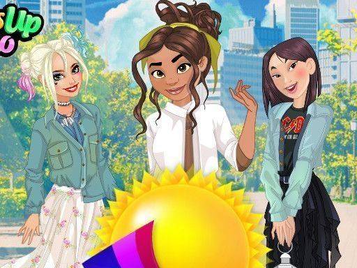 Summer Midi Skirt Fashion Dress Up Game