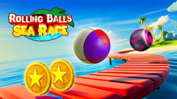 Rolling Balls Sea Race - Physics Ball Game