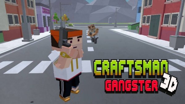 CraftsMan 3D Gangster: City Adventure Game