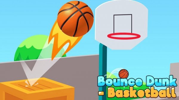 Bounce Dunk Basketball - Arcade Sports Game