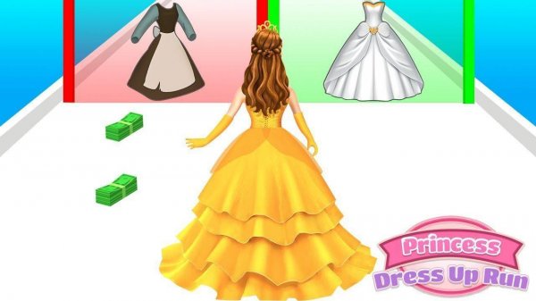 Princess Dress Up Run: Fashion Race Game