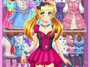 Anime Kawaii Dress Up Fashion Game