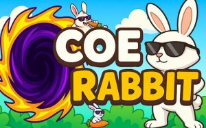 Coe Rabbit: Portal Puzzle Platformer Online Game