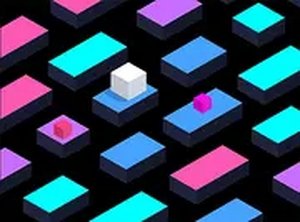 Cube Leap Reflex Game